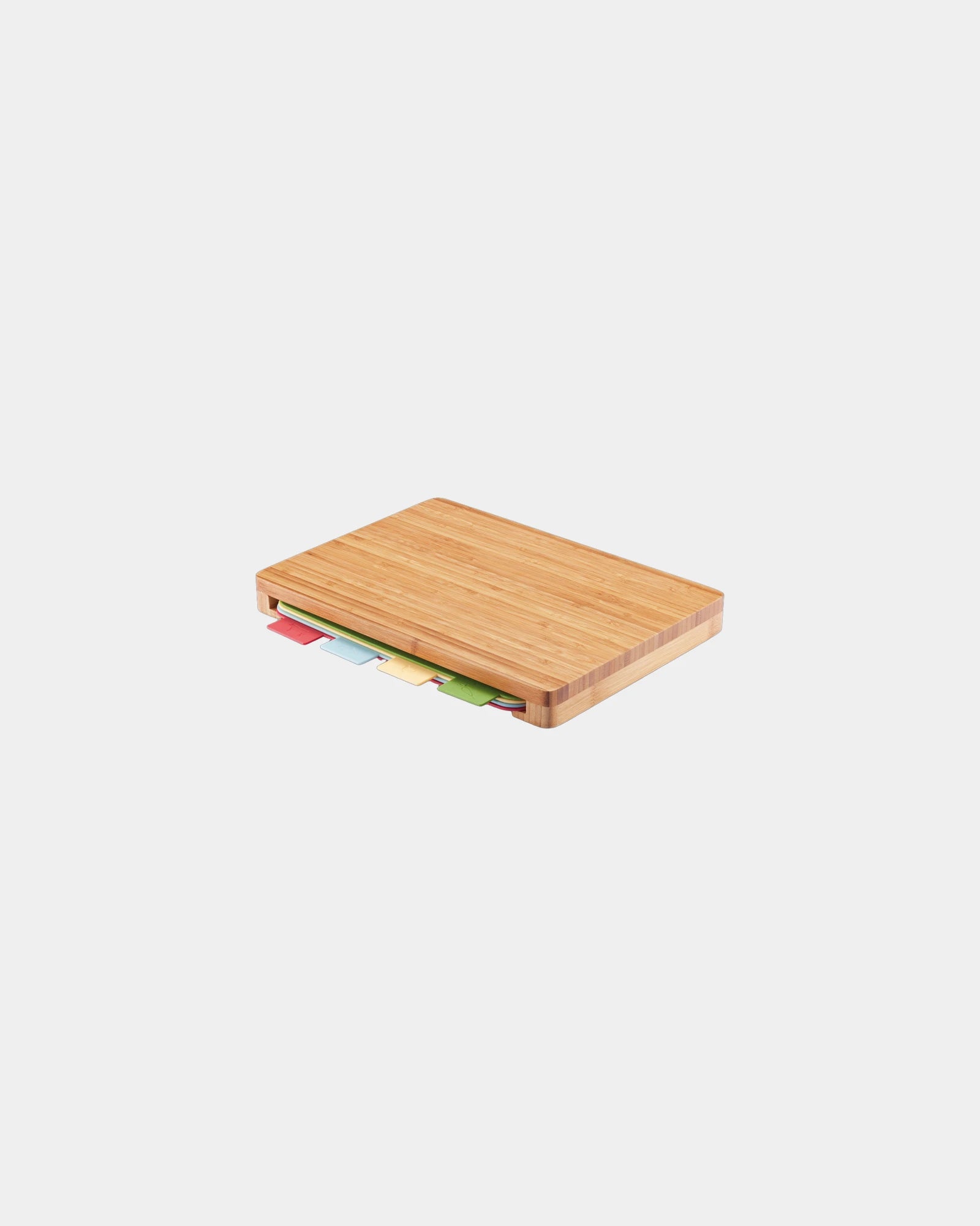 Set 4 tagliaboard PP con supporto bambù da personalizzare - 1